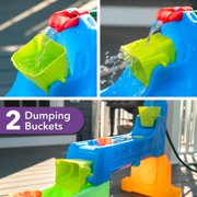 Simplay3 Rushing River Falls Multilevel Water Play Table with Hose Connect