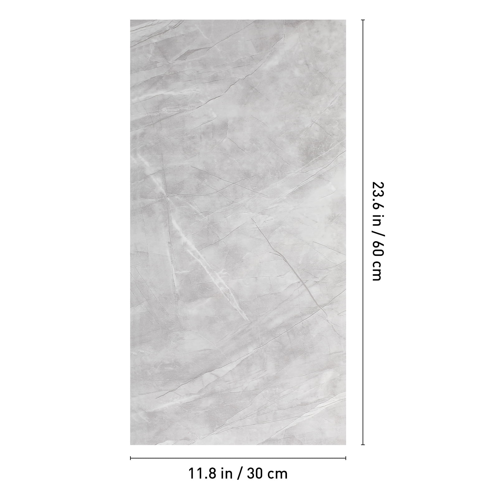 20pcs Shower Wall Panels 30x60cm Self-Adhesive Waterproof Marble Pattern Wall Stickers Modern Tile Decals For Bathroom And Kitchen Decor