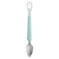 thumbnail image 1 of SMihono Kitchen Organizers and Storage Baby Fruit Double-headed Mud Scraping Spoon Stainless Steel Silicone Soft Spoon Spoon Mud Scraping Spoon Spoon Food Supplement Kitchen Gadgets Must Have 2023, 1 of 2