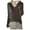 Coffee, variant on Women's Solid Color Long Sleeve Knitted Sweater Wool Pullover Top for Women Ruffle Blouse for Women 1x Tops Dressy for Women