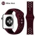 thumbnail image 4 of LEIXIUER 4Pack Silicone Sport Strap Compatible with Apple Watch Bands 44mm 42mm 45mm 41mm 40mm 38mm Ultra 49mm Women Men Soft Breathable Band Wristband Replacement iwatch Series 8 7 SE 6 5 4 3 2 1, 4 of 8