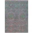 thumbnail image 2 of Addison Rugs Chantille Indoor/Outdoor Transitional Panels Teal Machine Washable Rectangle Rug, 5' x 7'6", 2 of 8