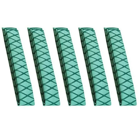 5Pcs Fishing Rod Pole Handle Grips Rod Building Wrapping Heat Shrinktubing 1M Green 28Mm