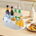 thumbnail image 4 of Elainilye Refrigerator Turntable Organizer 360° Rotating Storage Tray For Bottles Cans, Removable Washable Shelf Space Saver, Fridge Space For Beverages Condiments Jars Kitchen, 4 of 6