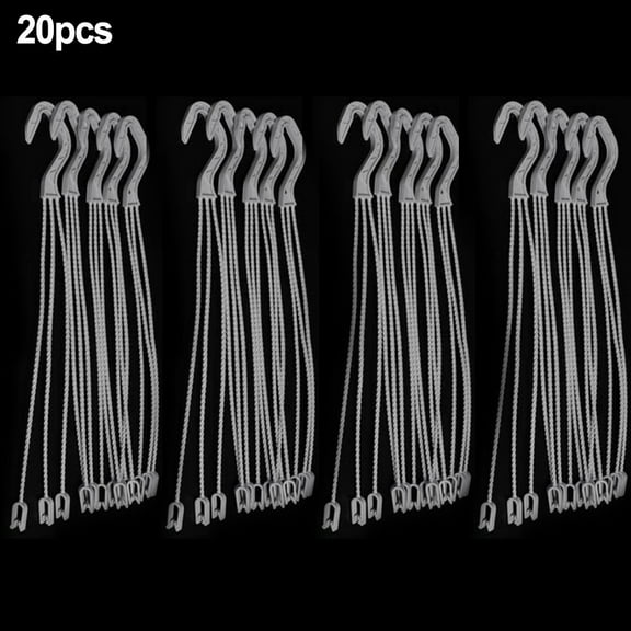 Ana 36mm Potted Flower Pot Plastic Hook Flower Stand Hook Plant Pot Hanger 20pcs