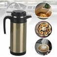 thumbnail image 5 of Electric In-car Kettle, 1000ML 12V/24V Stainless Steel Electric In-car Kettle Travel Thermoses Heating Water Bottle (24V), 5 of 8