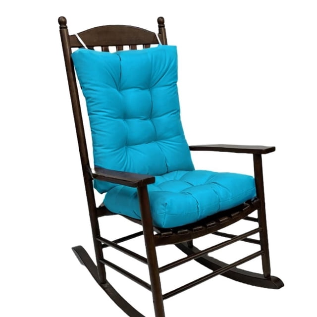 Almohadón para silla mecedora Pasrdqoyp 43 x 43 x 8 cm azul cielo
