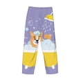 thumbnail image 5 of Goofa Corgi Washing in Bathtub Printed Soft Pajama Pants for Men, Wide Leg Comfy Casual Lounge Yoga Pants-Small, 5 of 9