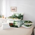 thumbnail image 6 of Catabedysis Green Camping 7-Piece Twin Bedding,Wild Animal Bear Deer Bedding Comforter Set For Boys,Multicolor,Reversible, 6 of 7