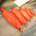 thumbnail image 4 of Lomubue Fish Plush Pillow Soft Back Cushion Golden Arowana Red Carp Doll Plushies Companion Sleep Pillow Stuffed Sea Animal Simulation Fish Plush Toy Home Decoration, 4 of 10