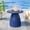 Blue, variant on Fsbecl Round Metal Indoor Patio End Table, Black