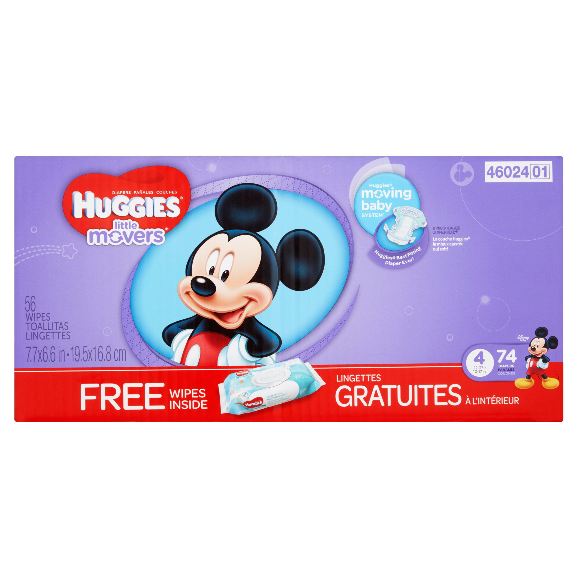 huggies little movers size 4 walmart