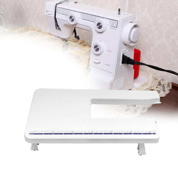 Mesa De Extensión Para Máquina De Coser Hilai - 35x25x2 Cm, Plástico Blanco, Plegable, Para Ampliar Superficie De Trabajo