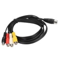 thumbnail image 4 of Cable Femenino de 5 Pines de Din A 4, 4,9 Pies PVC Professional Din 5 Pin A Conquitir El Cable de Conversión y Reproducir para DVD para Reproductor de CD, 4 of 7