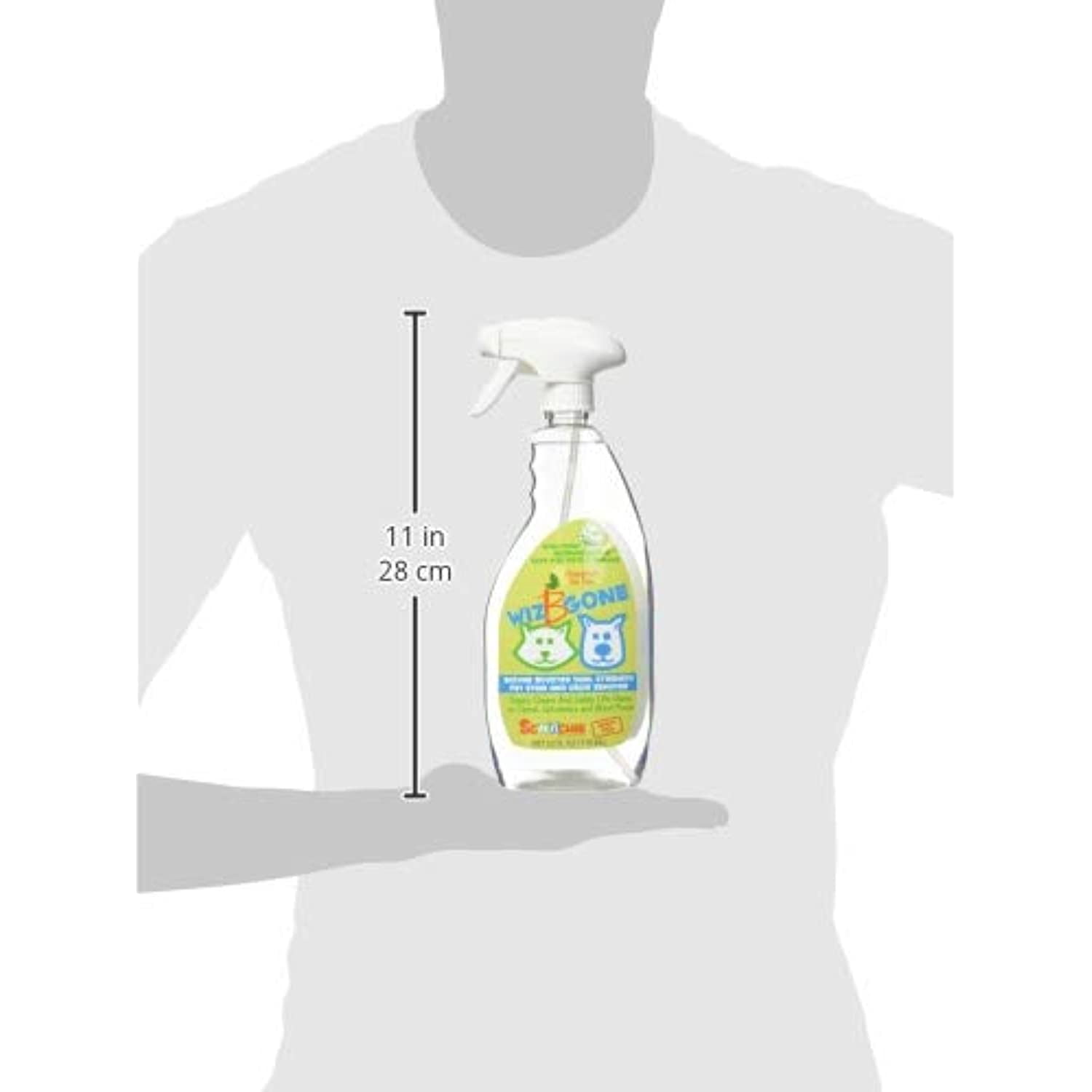 22 Ounce Wiz B Gone Stain and Odor Remover For Carpet and Upholstery