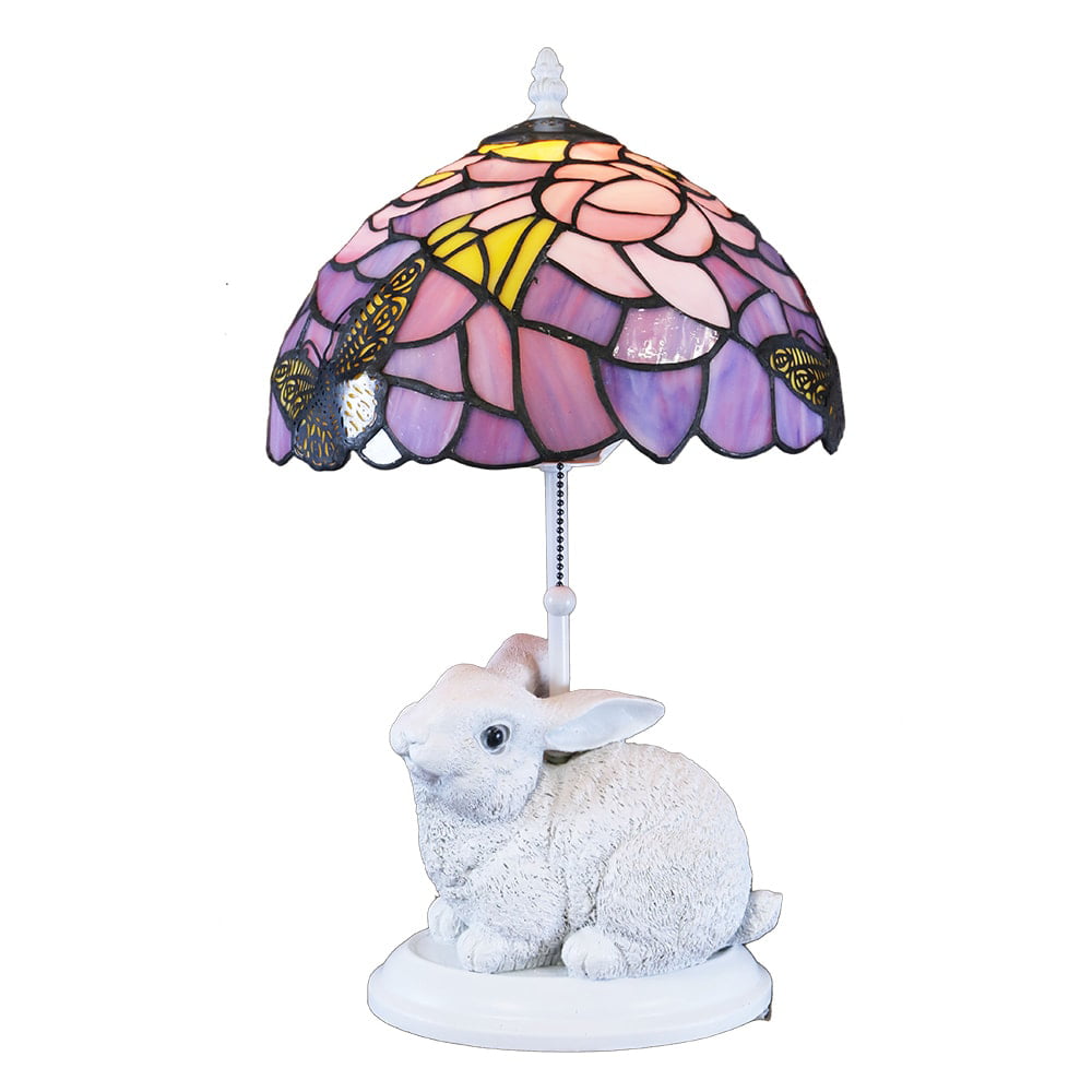 Waneesa Style Purple And White, Bunny Rabbit Lamp Shade