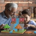 thumbnail image 3 of Bloques magnéticos AESGOGO, 72 unidades, juguetes STEM Montessori para niños de 3 a 8 años, 3 of 7