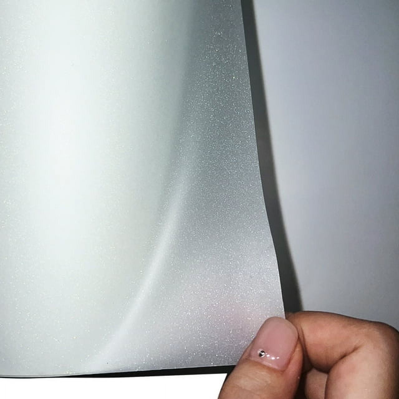 H-E 13" x 32.8ft DTF Glitter Transfer Film Roll Cold Peel for Dark and Light Fabric
