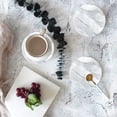 thumbnail image 3 of Posavasos de cerámica de estilo mármol con soporte para 6 piezas, juego de posavasos absorbentes adecuados para todo tipo de tazas, posavasos de estilo moderno para mesa de café, 4 pulgadas, 3 of 5