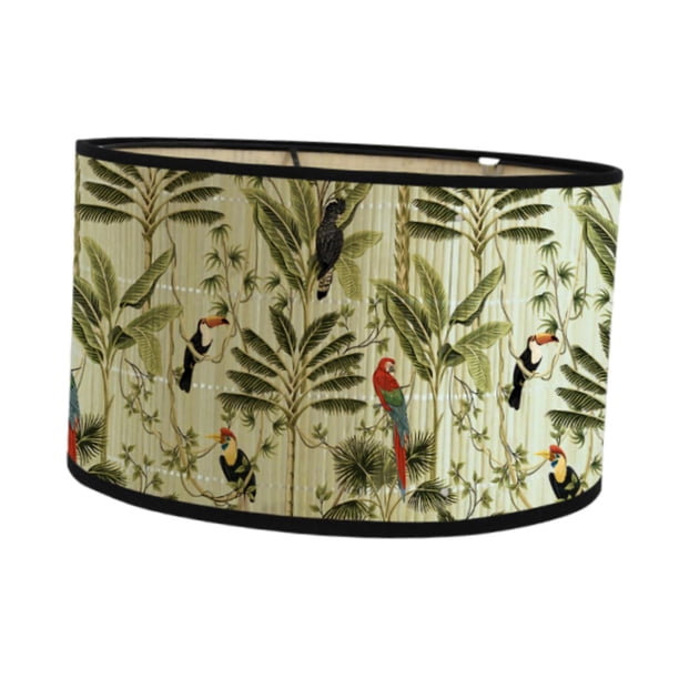 Pantalla de lámpara de bambú, cubierta de lámpara de techo E27, decoración del hogar, lámpara de pie, pantalla de lámpara, cubierta de lámpara de mesa estilo A
