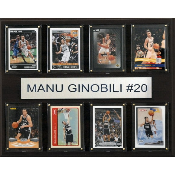 Placa C&I Collectables NBA San Antonio Spurs Manu Ginóbili