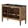 thumbnail image 5 of Modway Elysian 48" Double Sink Wood Bathroom Vanity in Black and Brown, 5 of 17
