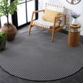 thumbnail image 3 of Safavieh Terrace Bayon Geometric Indoor/Outdoor Area Rug, Black/White, 6'7" x 6'7" Round, 3 of 15