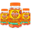 Metamucil Fiber Supplement Gummies, Sugar Free Orange Flavor, Prebiotic 72 Count (3-Pack) *EN