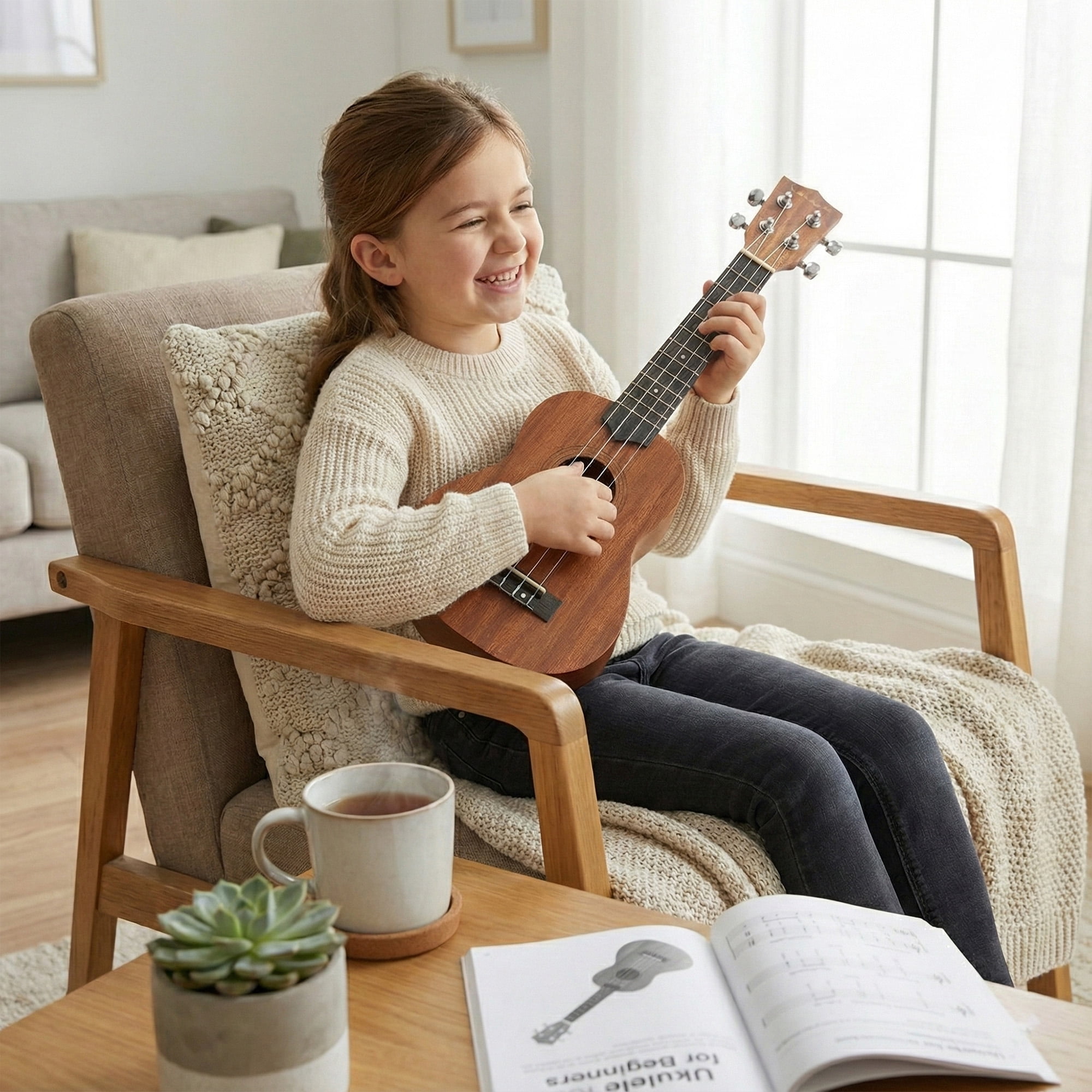 Vault UK-100 Arched Back Soprano Ukulele w/ Gig Bag