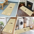 thumbnail image 5 of Runner Rugs 2x6 Ft, Bees Non Slip Area Rugs for Kitchen Bedroom Entryway, Daisy Flowers Spring Summer Honey Floral Leaf Plant Washable Carpet Runner Rug Floor Mats for Bedroom Home Decor, 5 of 8