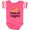 Football Pink and White, variant on Inktastic Vegetarian Runs on Veggies Boys or Girls Baby Bodysuit