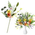 thumbnail image 2 of Garloy 1 Pcs Wildflowers Artificial Flowers Daisy with Stems Fake Wildflowers Bouquet 14" Colorful Silk Flowers for Home Decor Indoor Floral Arrangement Table Vase Party Summer Wedding Outdoor Decor, 2 of 7