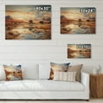 thumbnail image 4 of Designart "Dreams Sahara African Wall art II" African Print on Natural Pine Wood, 4 of 5