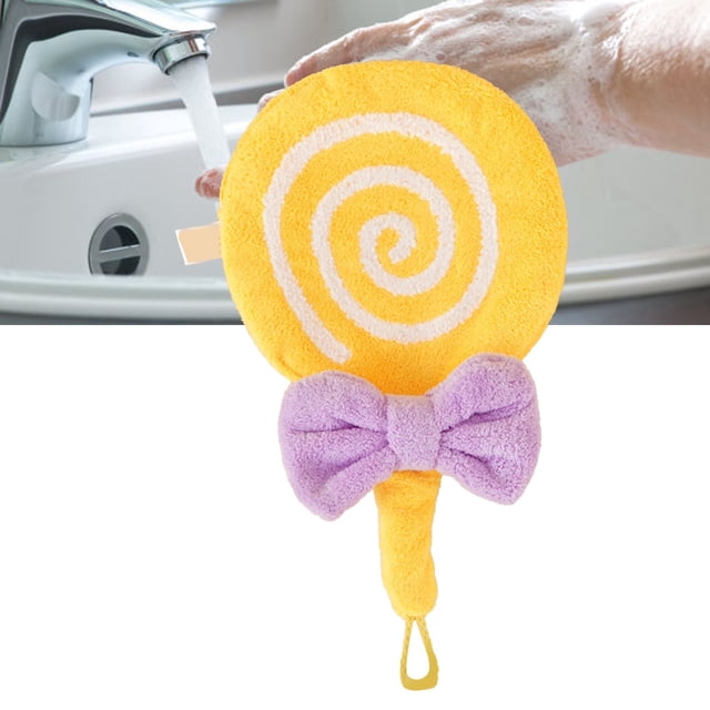 Toalla de manos para niños, linda toalla de manos para niños, pequeña y linda toalla, mini toalla de manos absorbente, salida de alta intensidad