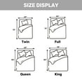 thumbnail image 3 of 3 Inch Extra Thick Down Alternative Mattress Topper Queen Cloud Comfort Pad, 3 of 5