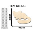 thumbnail image 2 of Unfinished Wood Sugar Glider Shape - Craft - up to 36" DIY 42" / 3/4", 2 of 3