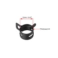 thumbnail image 3 of Uxcell 12mm Black Steel Band Spring Clamp for Fuel Line Silicone Hose 30 Pack, 3 of 5