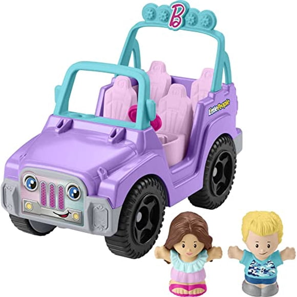 Coche de juguete Fisher-Price Little People Barbie con música