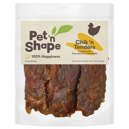 UPC: 0032657303432 | Pet n Shape Chik n Tenders with Glucosamine and Chondroitin 16 oz – Healthy Protein Rich Treats for Strong Joints in Dogs – Dog Chews