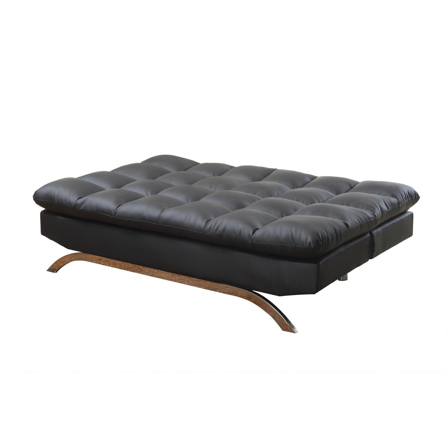 Milton Green Stars Lugo Plush Futon Sofa Bed-Color:Dark Brown