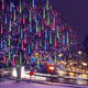 thumbnail image 4 of 192/288LED Meteor Shower Rain LED String Lights Fairy Garlands Christmas Tree Decorations for Outdoor Party Wedding Xmas Lights, 4 of 5