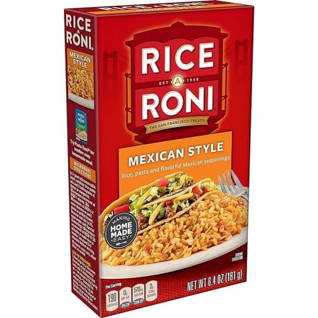 2 pack Rice-A-Roni, Rice Mix Mexican, 6.4 Ounce