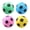 B, variant on Latex Foam Cat Toy Balls Colorful Soccer Pattern Interactive Pet Toys with Feathers for Indoor Cats Soft Bouncy Chase Balls for Self-Play and Bonding, Pick a random one