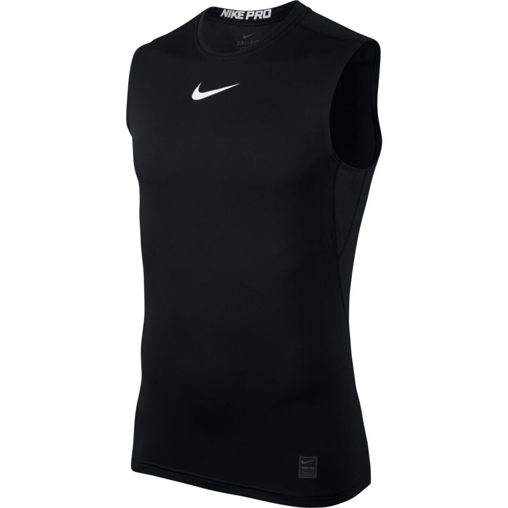 nike pro men's sleeveless fitted top