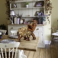 thumbnail image 5 of Adorno de resina con forma de elefante, grano de madera, estilo europeo, mueble de TV para el hogar, decoración artesanal, color dorado M, 5 of 5