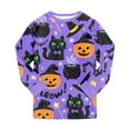 thumbnail image 7 of Futezty Toddler Boys Girls Halloween Pumpkin Pajamas Cute Ghost Print Pjs for Boy Jammies Little Kids Sleepwear Clothes Sets 2T-9T, 7 of 7
