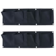thumbnail image 1 of TABLZONE 2Ud Bolsa De Crecimiento Para Plantas Colgante De Material Fieltro Negro Para Uso En Pared, 1 of 8