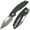 Green, variant on Tenable Link Folding Knife 3.0" Stonewashed 14C28N Blade Green Micarta Handle B1068A5