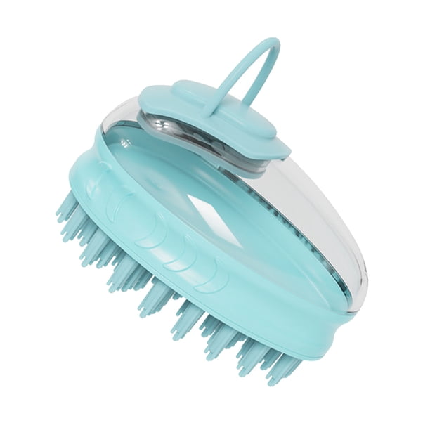 Cepillo de masaje para baño para mascotas, cepillo de baño para mascotas, cepillo de baño de silicona para perros y gatos, cepillo de masaje para champú para mascotas, integración perfecta