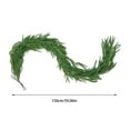thumbnail image 3 of 5 Ft Christmas Cedar Garland Realistic Artificial Plastic Pine Greenery Faux Garland for Fireplace Mantle Doorway Indoor Outdoor Christmas Holiday Decorations, 3 of 4